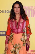 SALMA HAYEK at How to be a Latin Lover Premiere in Mexico City 05/03/2017