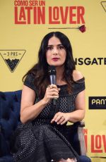 SALMA HAYEK at How to be a Latin Lover Press Conference in Mexico City 05/03/2017