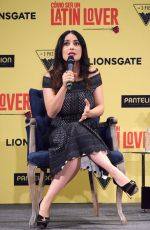 SALMA HAYEK at How to be a Latin Lover Press Conference in Mexico City 05/03/2017