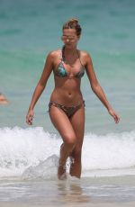 SANDRA KUBICKA in Bikini at a Beach in Miami 05/27/2017