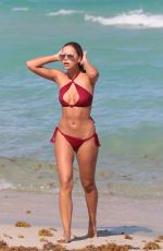 SANDRA KUBICKA in Bikini on the Beach in Miami 04/29/2017