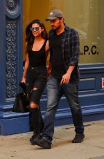 SARA SAMPAIO and Oliver Ripley Out in New York 05/01/2017