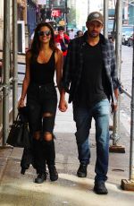 SARA SAMPAIO and Oliver Ripley Out in New York 05/01/2017