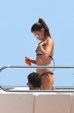 SARA SAMPAIO in Bikini on a Yacht in Cannes 05/22/2017
