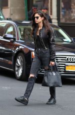 SARA SAMPAIO Out in New York 05/02/2017