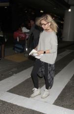 SARAH HYLAND at Los Angeles International Airport 05/10/2017