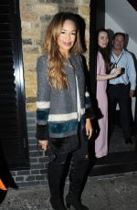 SARAH JANE CRAWFORD at Chiltern Firehouse in London 05/04/2017