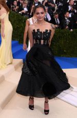 SASHA LANE at 2017 MET Gala in New York 05/01/2017