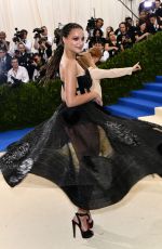 SASHA LANE at 2017 MET Gala in New York 05/01/2017