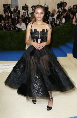 SASHA LANE at 2017 MET Gala in New York 05/01/2017