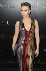 SCARLETT JOHANSSON at Ghost in the Shell Premiere in New York 05/29/2017