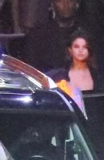 SELENA GOMEZ and The Weekd Leaves Out of the Back of The Forum in Inglewood 04/30/2017