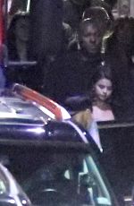 SELENA GOMEZ and The Weekd Leaves Out of the Back of The Forum in Inglewood 04/30/2017