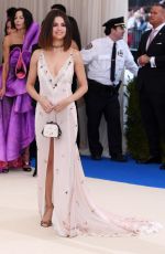 SELENA GOMEZ at 2017 MET Gala in New York 05/01/2017