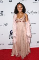 SERAYAH MCNEILL at Wearable Art Gala at California African American Museum in Los Angeles 04/29/2017