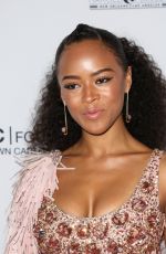 SERAYAH MCNEILL at Wearable Art Gala at California African American Museum in Los Angeles 04/29/2017