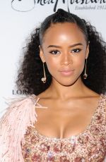 SERAYAH MCNEILL at Wearable Art Gala at California African American Museum in Los Angeles 04/29/2017