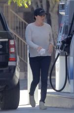 SHANNEN DOHERTY at a Gas Station in Los Angeles 05/22/2017