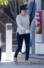 SHANNEN DOHERTY at a Gas Station in Los Angeles 05/22/2017