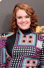 SHANNON PURSER at 2017 MTV Movie & TV Awards in Los Angeles 05/07/2017
