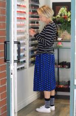 SHARON STONE at a Mani-pedi Salon in Beverly Hills 05/17/2017