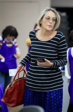 SHARON STONE at a Mani-pedi Salon in Beverly Hills 05/17/2017