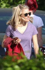 SIENNA MILLER Arrives at the Set of The Burning Woman in Canton 05/16/2017