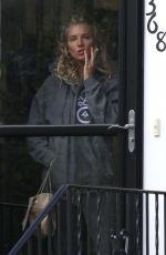 SIENNA MILLER on the Set of The Burning Woman in Brockton 05/08/2017