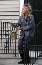 SIENNA MILLER on the Set of The Burning Woman in Brockton 05/08/2017