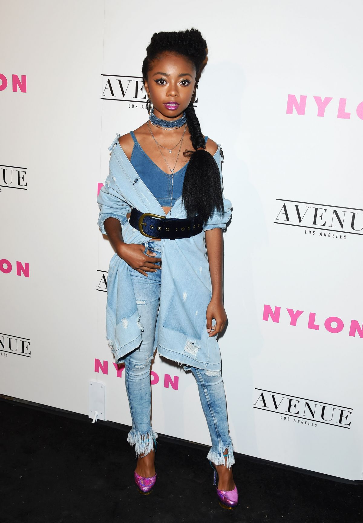 SKAI JACKSON at Nylon Young Hollywood May Issue Party in Los Angeles 05 ...