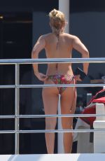 SOFIA RICHIE, CHANTEL JEFFRIES and JOCELYN CHEW in Bikinis at a Yacht in Monaco 05/28/2017