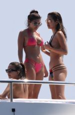 SOFIA RICHIE, CHANTEL JEFFRIES and JOCELYN CHEW in Bikinis at a Yacht in Monaco 05/28/2017