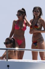 SOFIA RICHIE, CHANTEL JEFFRIES and JOCELYN CHEW in Bikinis at a Yacht in Monaco 05/28/2017