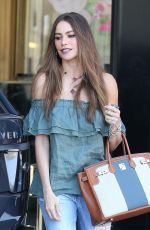 SOFIA VERGARA Shopping at Saks Fifth Avenue in Beverly Hills 05/24/2017