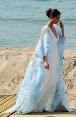 SONAM KAPOOR on the Set of a Photoshoot at a Beach in Cannes 05/22/2017
