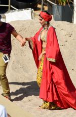 SONAM KAPOOR on the Set of a Photoshoot at a Beach in Cannes 05/22/2017