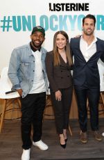 SOPHIA BUSH at Listerine Launch of Unlock Your Bold in New York 05/09/2017