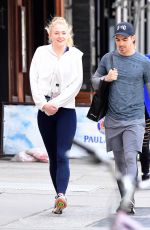 SOPHIE TURNER and Joe Jonas Leaves a Gym in New York 05/08/2017
