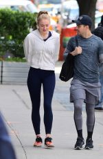 SOPHIE TURNER and Joe Jonas Leaves a Gym in New York 05/08/2017