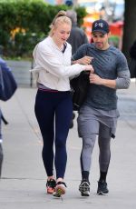 SOPHIE TURNER and Joe Jonas Leaves a Gym in New York 05/08/2017