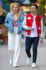 SOPHIE TURNER and Joe Jonas Out for Evening Walk in New York 05/09/2017
