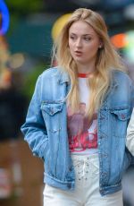 SOPHIE TURNER and Joe Jonas Out for Evening Walk in New York 05/09/2017