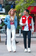 SOPHIE TURNER and Joe Jonas Out for Evening Walk in New York 05/09/2017