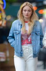 SOPHIE TURNER and Joe Jonas Out for Evening Walk in New York 05/09/2017