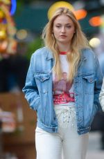 SOPHIE TURNER and Joe Jonas Out for Evening Walk in New York 05/09/2017