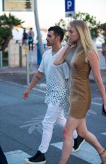 SOPHIE TURNER and Joe Jonas Out for Lunch in Cannes 05/23/2017