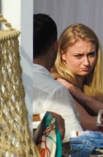 SOPHIE TURNER and Joe Jonas Out for Lunch in Cannes 05/23/2017
