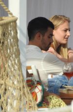 SOPHIE TURNER and Joe Jonas Out for Lunch in Cannes 05/23/2017