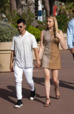 SOPHIE TURNER and Joe Jonas Out for Lunch in Cannes 05/23/2017