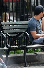 SOPHIE TURNER and Joe Jonas Out for Lunch in New York 04/30/2017